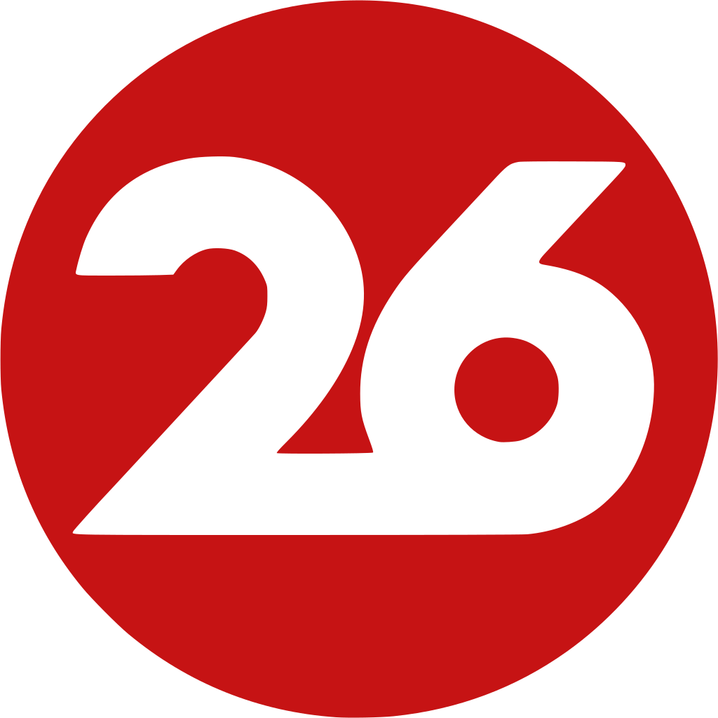 Logo de Canal 26 sin fondo