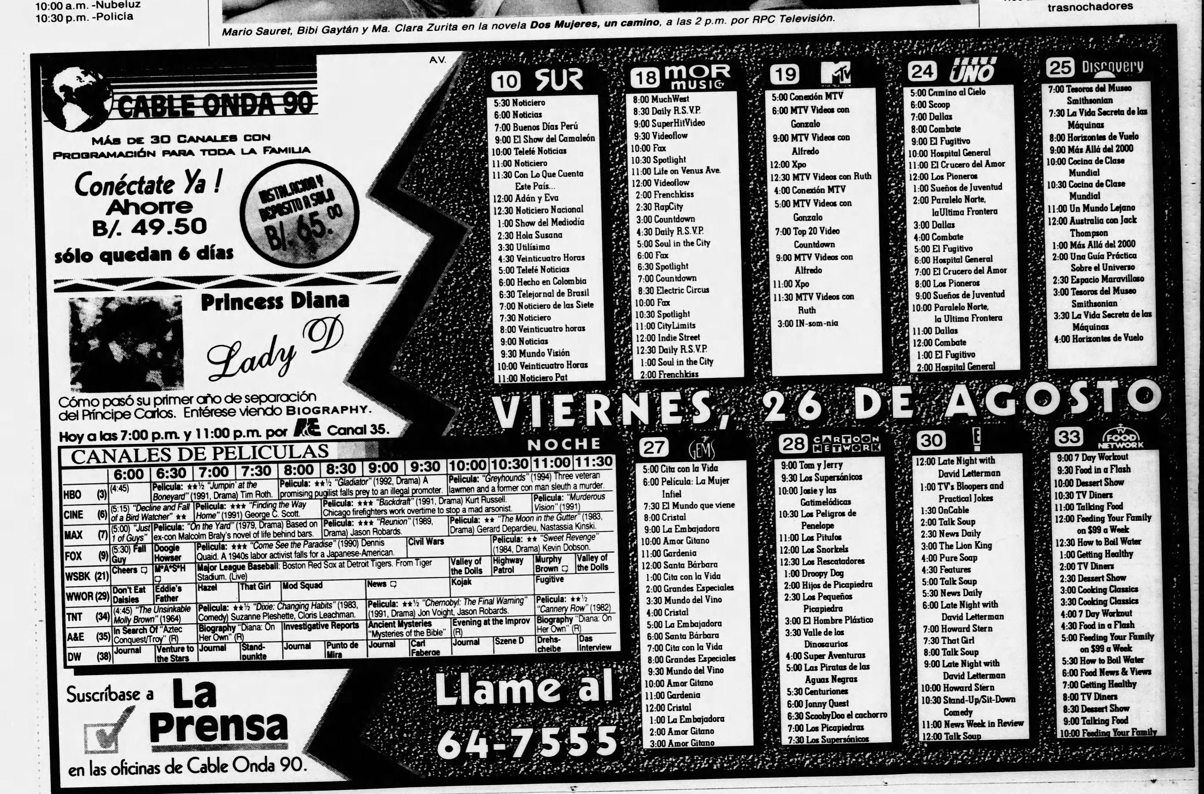 publicacion de cable onda