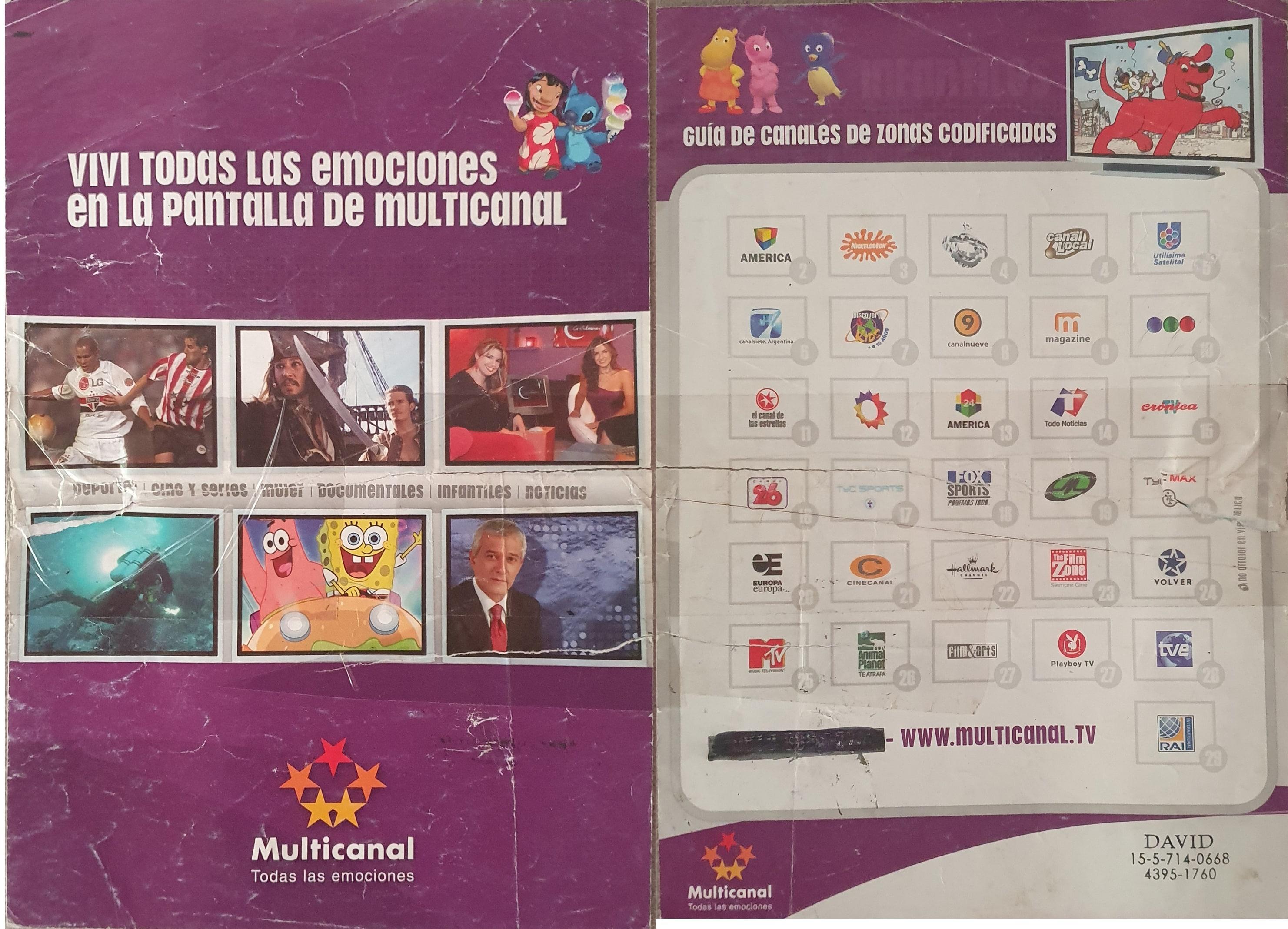 Multicanal "zonas codificadas"