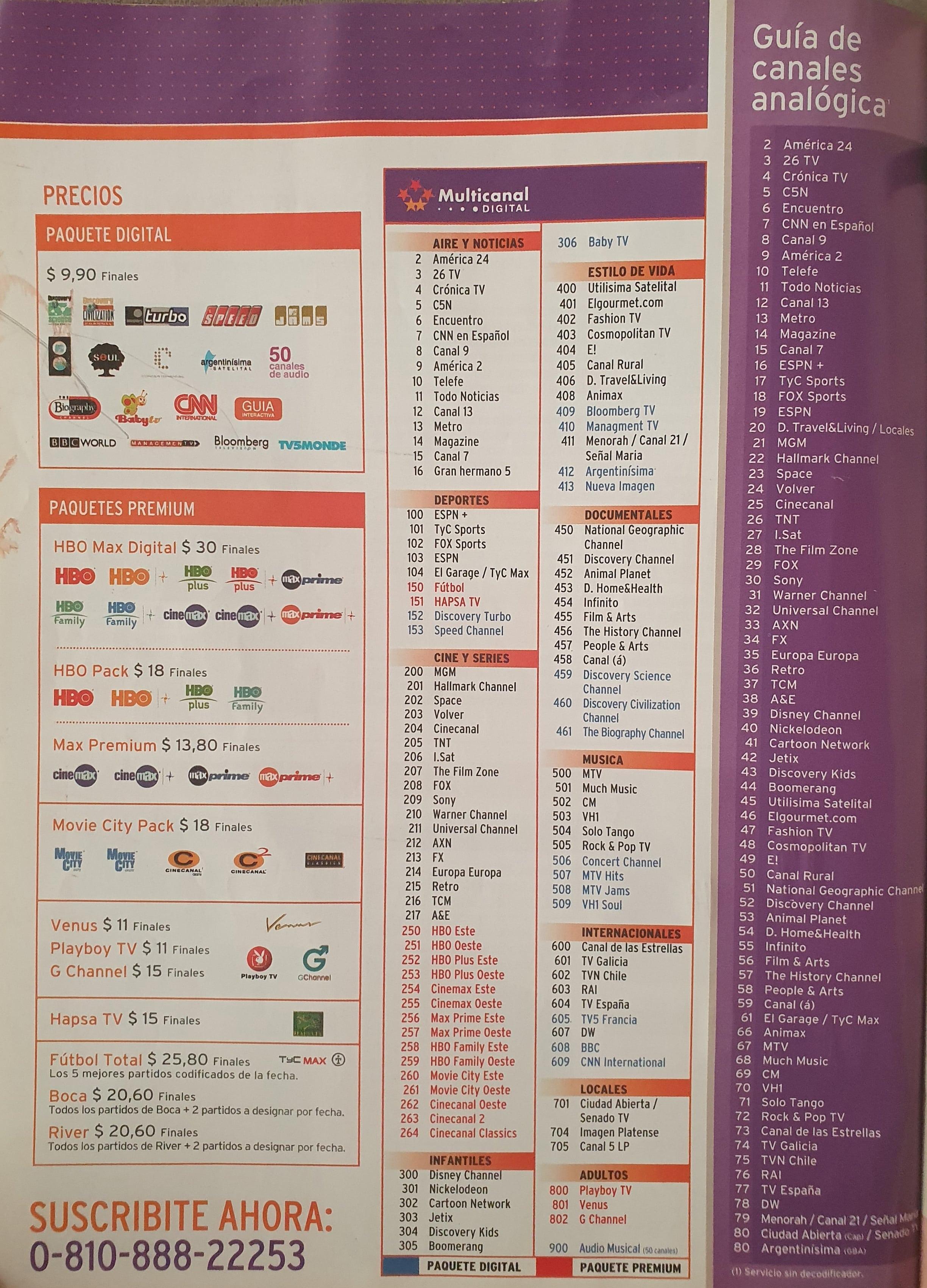 Multicanal Digital 2007